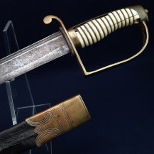 British Circa 1790 Naval Officers Fighting Sword, Thurkle 71